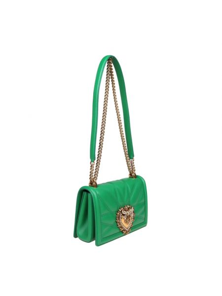 Bolsa de hombro con corazón Dolce & Gabbana verde