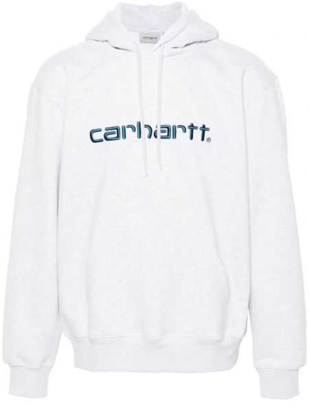 Broderet hættetrøje Carhartt Wip grå