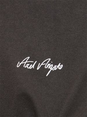 Medvilninis marškinėliai Axel Arigato juoda