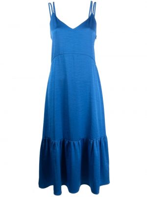 Плетена миди рокля Claudie Pierlot синьо