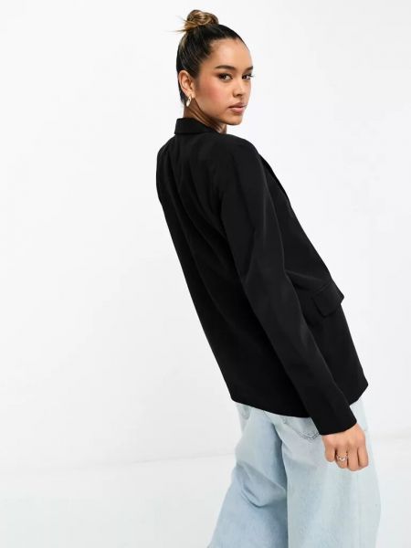 Приталенный пиджак Vila черный