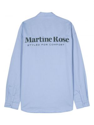 Medvilninė siuvinėta marškiniai Martine Rose