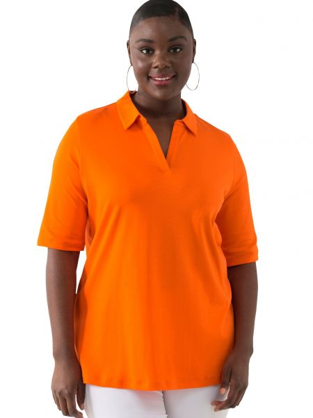 T-shirt Ulla Popken orange