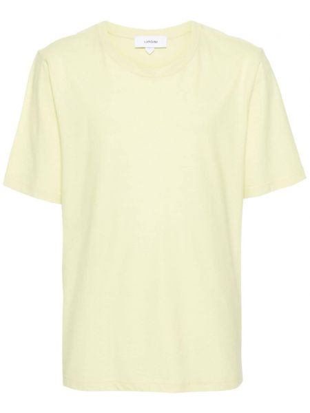 Rund hals t-shirt Lardini gul