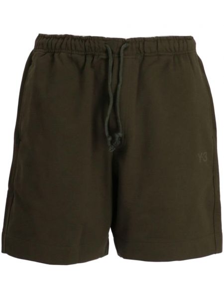 Jersey printti bermudashortsit Y-3 vihreä