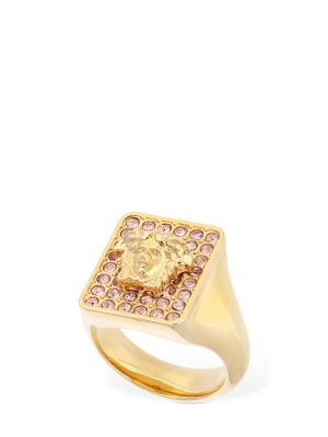 Krištáľový prsteň Versace zlatá