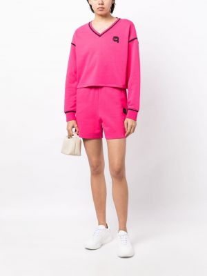Kraťasy Karl Lagerfeld růžové