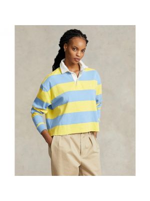 Camiseta de algodón Polo Ralph Lauren amarillo