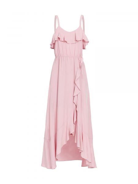 Šaty s volánmi Influencer ružová