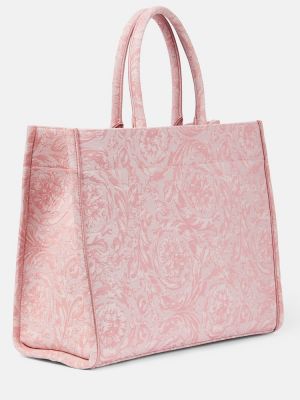 Шопинг чанта Versace розово