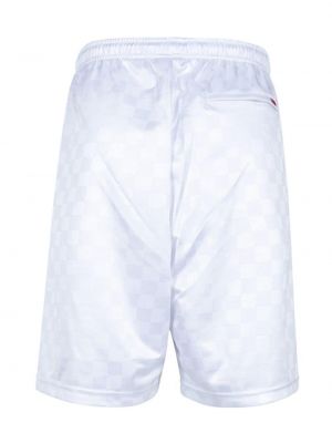 Shorts de sport à imprimé Supreme blanc