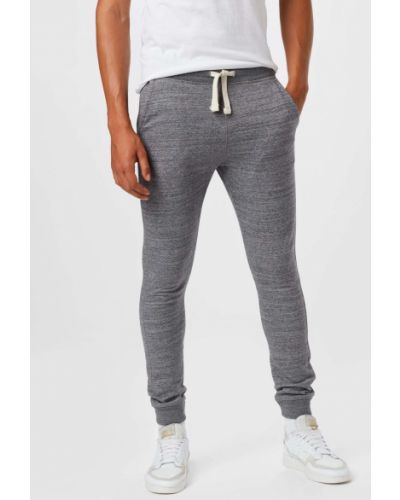 Меланжирани спортни панталони Blend сиво
