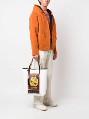 Shopper handtasche mit print Marni