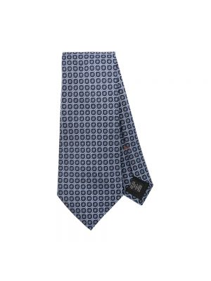 Jacquard krawatte Ermenegildo Zegna blau