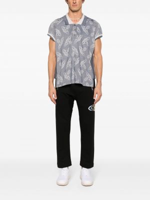 Žakardinis medvilninis polo marškinėliai Vivienne Westwood