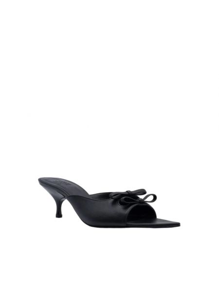 Sandalias con lazo elegantes Gia Borghini negro