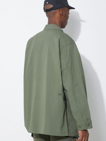 Kurtka przejściowa bawełniana oversize Engineered Garments zielona
