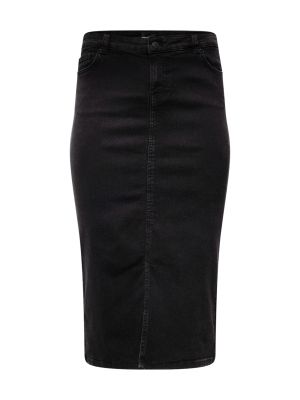 Džínsová sukňa Vero Moda Curve čierna