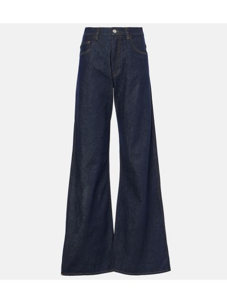 Høy midje jeans Coperni blå