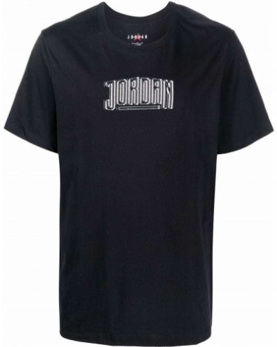 Camiseta con estampado Jordan negro