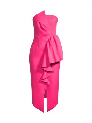 Вечернее платье с рюшами Elliatt розовое