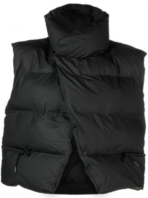 Asymmetrisk vest Rains svart