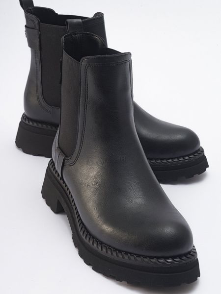 Iš natūralios odos chelsea stiliaus batai Luvishoes juoda