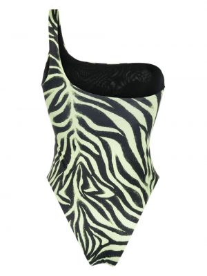 Badeanzug mit print mit zebra-muster Hugo schwarz