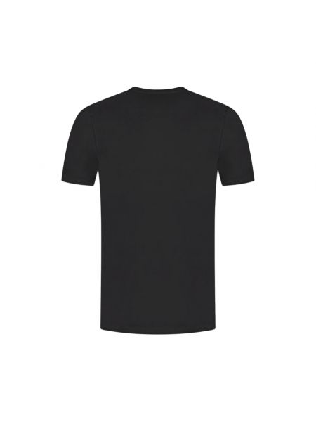 Koszulka bawełniana casual Gran Sasso czarna