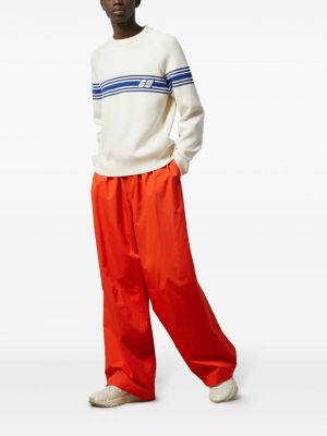 Puuvillased püksid Gucci punane