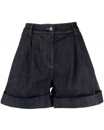 Jeans shorts ausgestellt P.a.r.o.s.h. blau