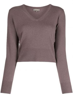 Кашмирен пуловер N.peal виолетово