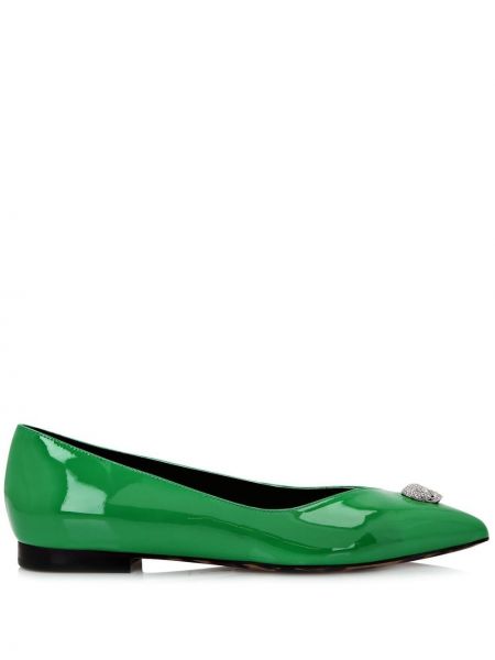 Ниски обувки Philipp Plein зелено