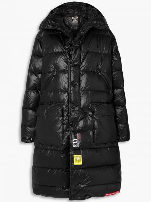 Páperový kabát R13 X Brumal - čierna