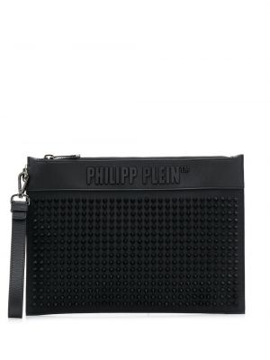 Bolso clutch Philipp Plein negro