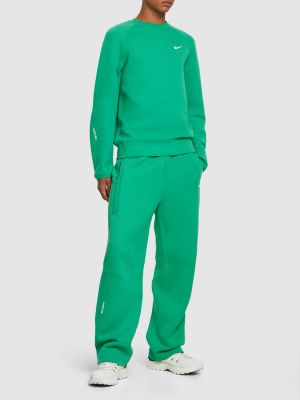 Pantaloni din fleece Nike verde