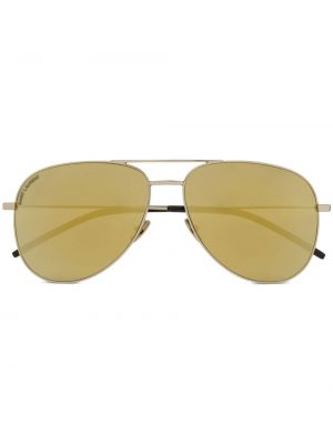 Oversize слънчеви очила с принт Saint Laurent