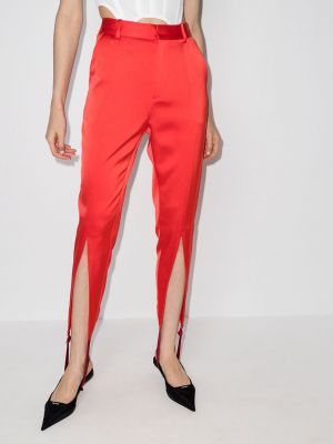 Pantalones slim fit Y/project rojo