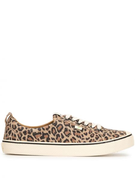 Sneaker mit print mit leopardenmuster Cariuma braun