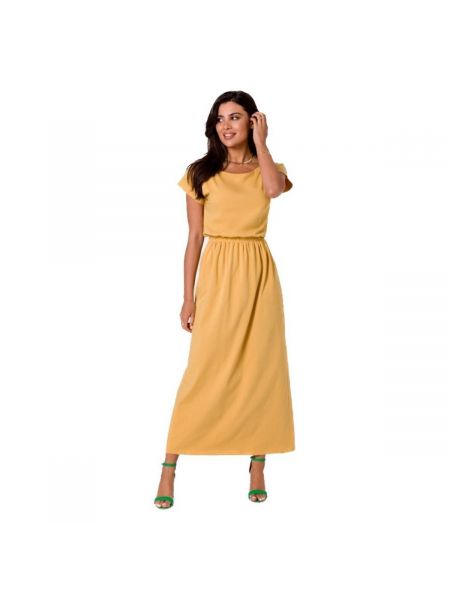 Mini šaty Bewear žluté