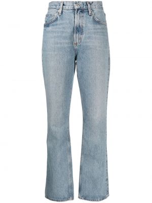 Jeans bootcut taille haute Agolde bleu