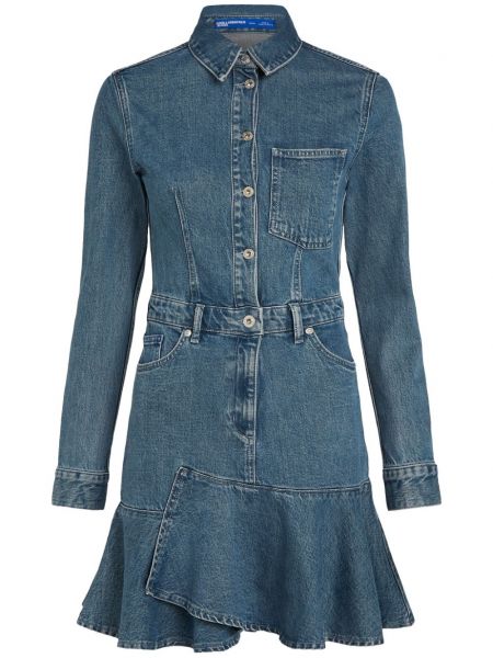 Robe avec ceinture Karl Lagerfeld Jeans bleu