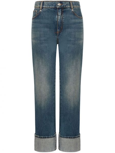 Straight leg jeans Alexander Mcqueen blu