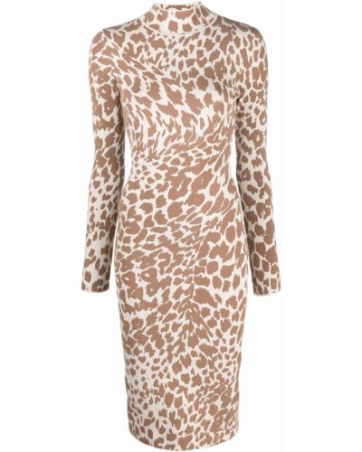 Vestido de punto leopardo Just Cavalli
