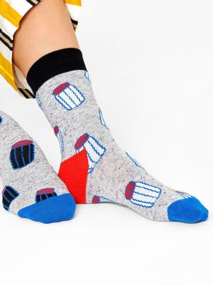 Чорапи Happy Socks сиво