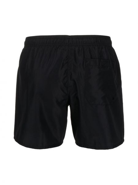 Shorts de sport à imprimé Ea7 Emporio Armani noir