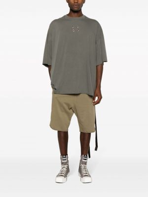 T-shirt en coton Rick Owens gris