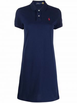 Платье с вышивкой Polo Ralph Lauren, синий