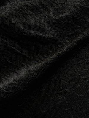 Satynowa spódnica midi Acne Studios czarna