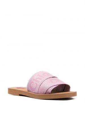Sandale mit print Chloé pink